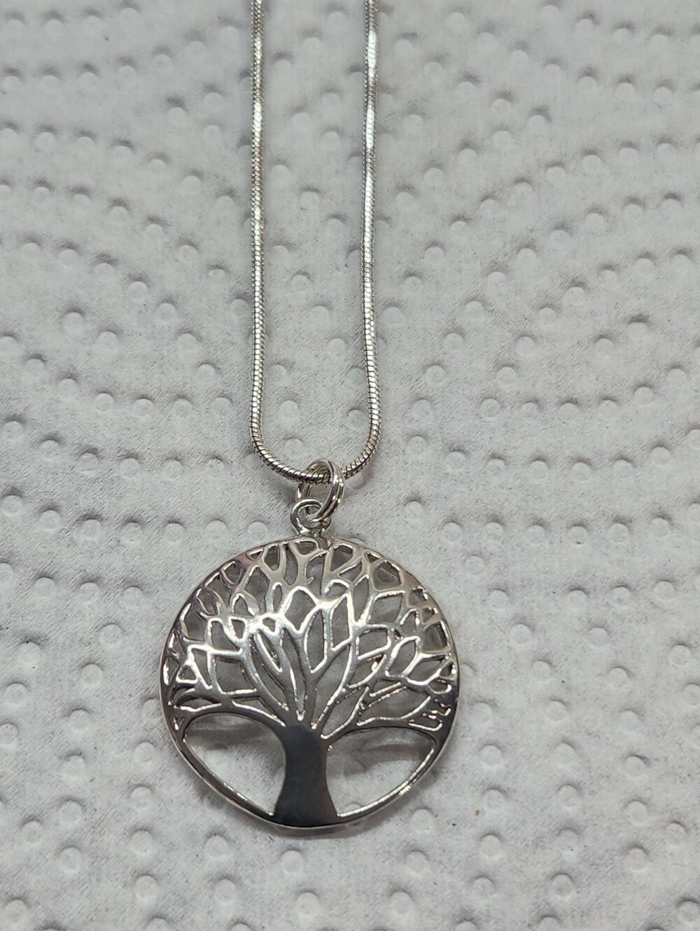Sterling Silver Tree of Life Pendant Necklace